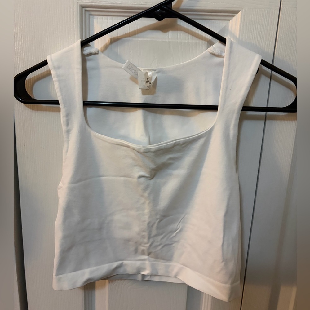 Nikibiki Classic White Crop Top